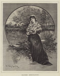 乙女瞑想 作： Davidson Knowles
